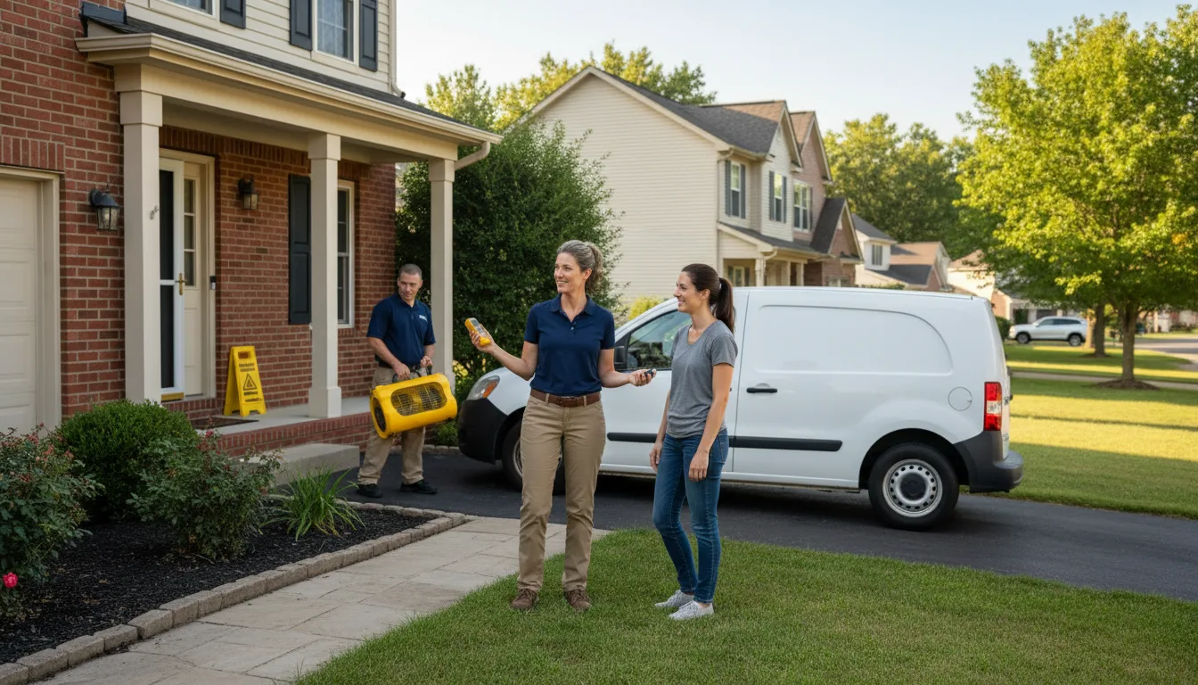 Water restoration image for Home Water Damage Repair in Moline, KS